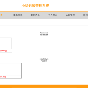 小徐影城管理系统