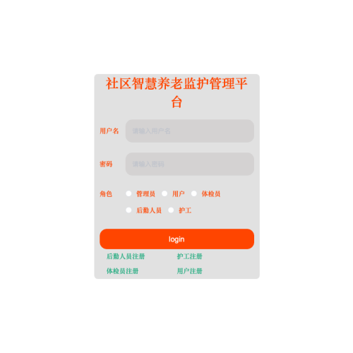cover 社区智慧养老监护管理平台设计与实现