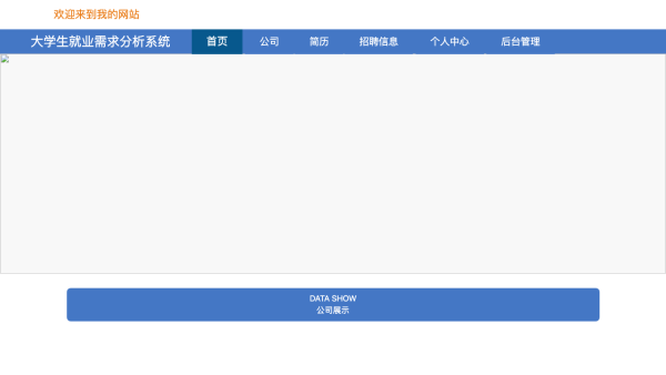 大学生就业需求分析系统