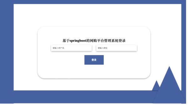 基于springboot的网购平台管理系统_0q1i3