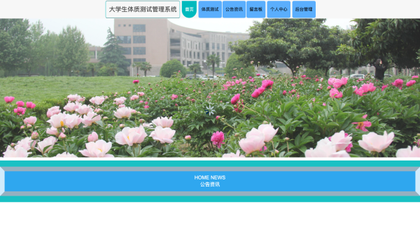 大学生体质测试管理系统